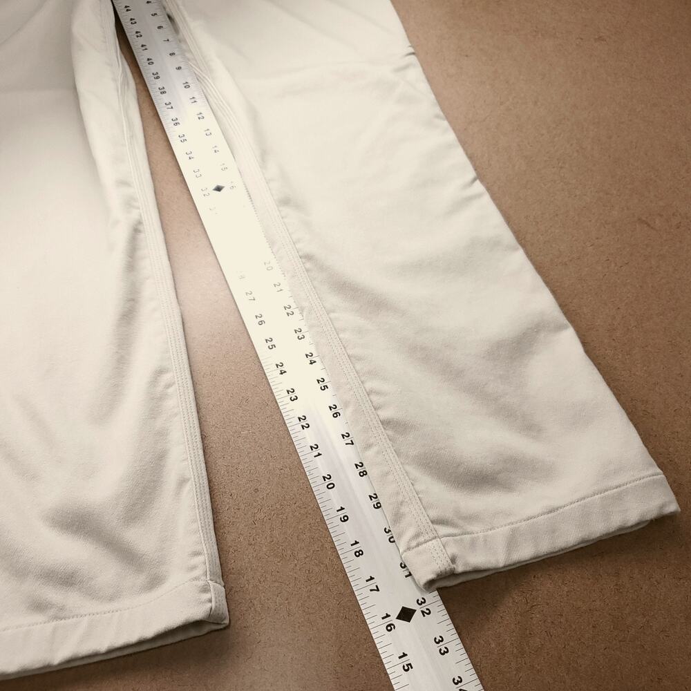 American Tall Chino Pants Men 34x32 Khaki Straight Leg Stretch Classic Timeless - Picture 7 of 11
